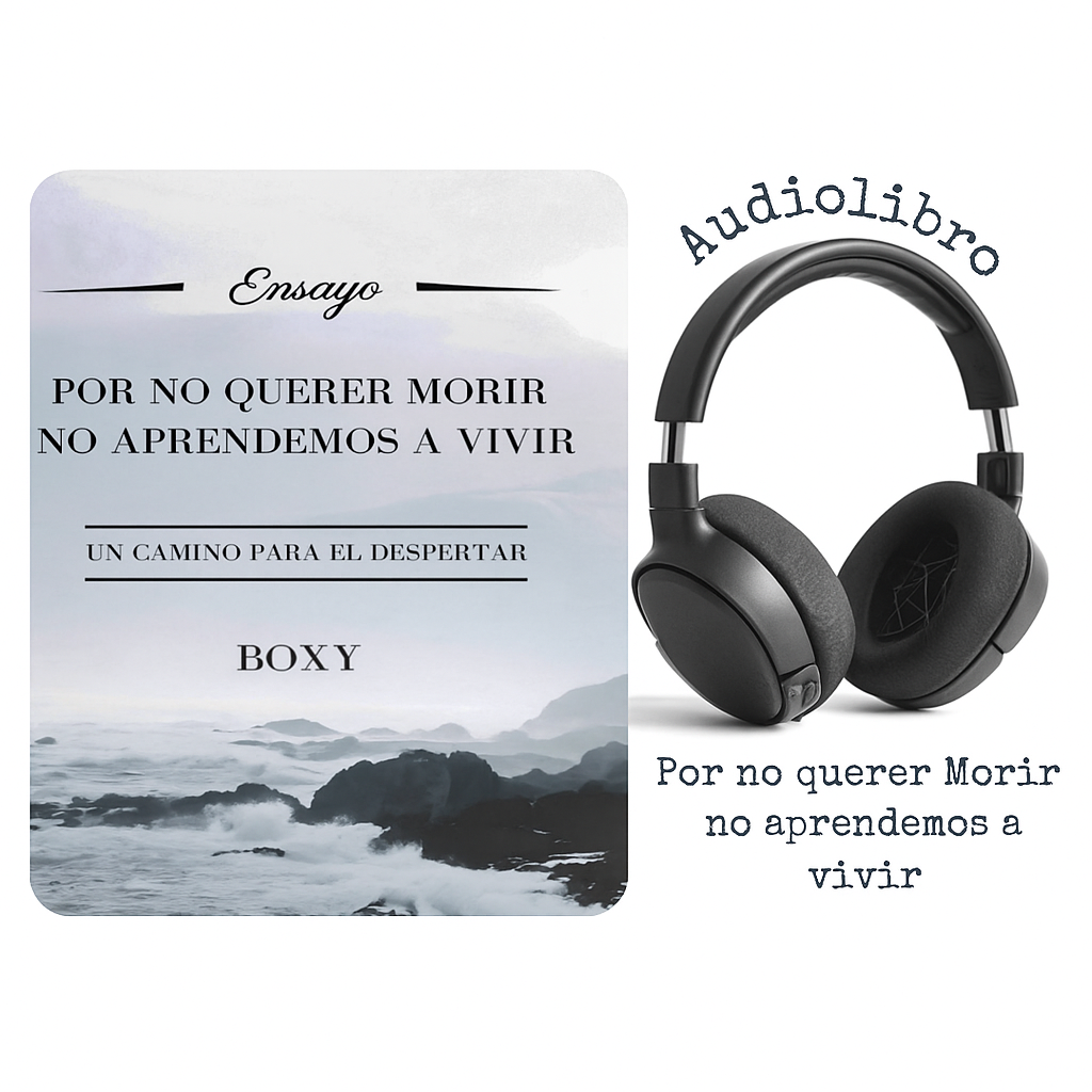 PACK Libro y Audio Libro (Por no querer Morir no aprendemos a Vivir)